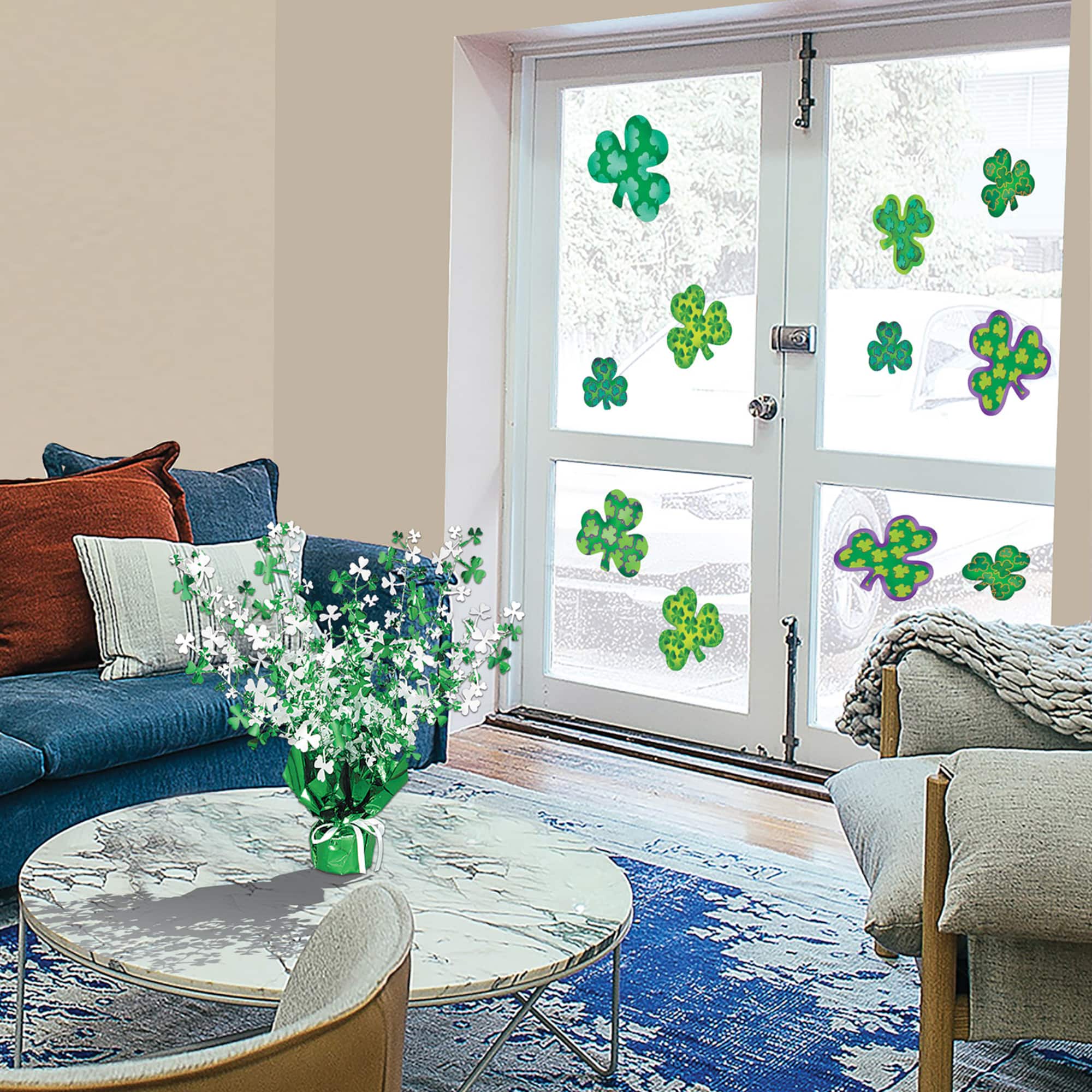 Beistle 15" Shamrock Gleam 'N Burst Centerpieces, 2ct.